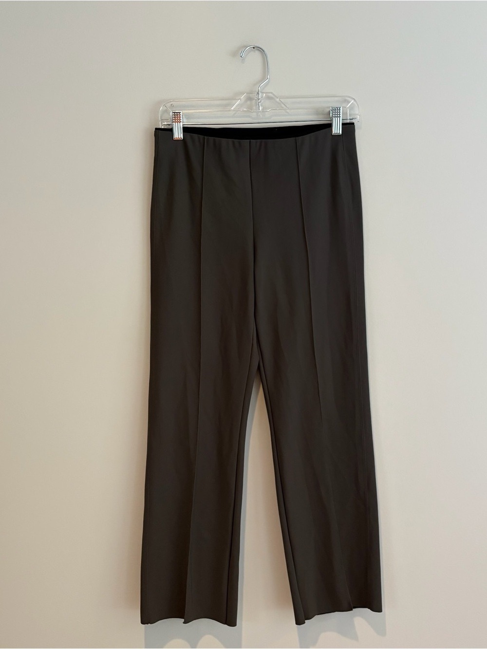 Athleta Stellar Flare Trouser Wide-Leg Hybrid Pants Grey Size S